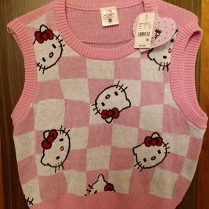 hello kitty sweater vest